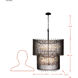 Park Row 14 Light 32 inch Matte Black and French Gold Chandelier Ceiling Light