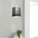 Cannery 1 Light 10 inch Ombre Galvanized Mini Pendant Ceiling Light