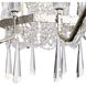 Barcelona 7 Light 26 inch Transcend Silver and Clear Pendant Ceiling Light