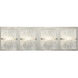 Morgan 4 Light 31 inch Brushed Nickel Bath Vanity Light Wall Light