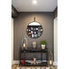 Stopwatch 33.25 X 30 inch Black Accent Wall Mirror, Varaluz Casa