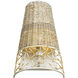 Cayman LED 8 inch Country White Wall Sconce Wall Light