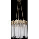 Matrix 6 Light 18.5 inch Havana Gold Pendant Ceiling Light
