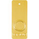 Banana Leaf 3 Light 24 inch Gold Semi-Flush Ceiling Light