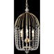 Voliere 3 Light 14.5 inch Havana Gold Pendant Ceiling Light
