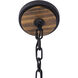 Suratto 6 Light 24 inch Matte Black Pendant Ceiling Light