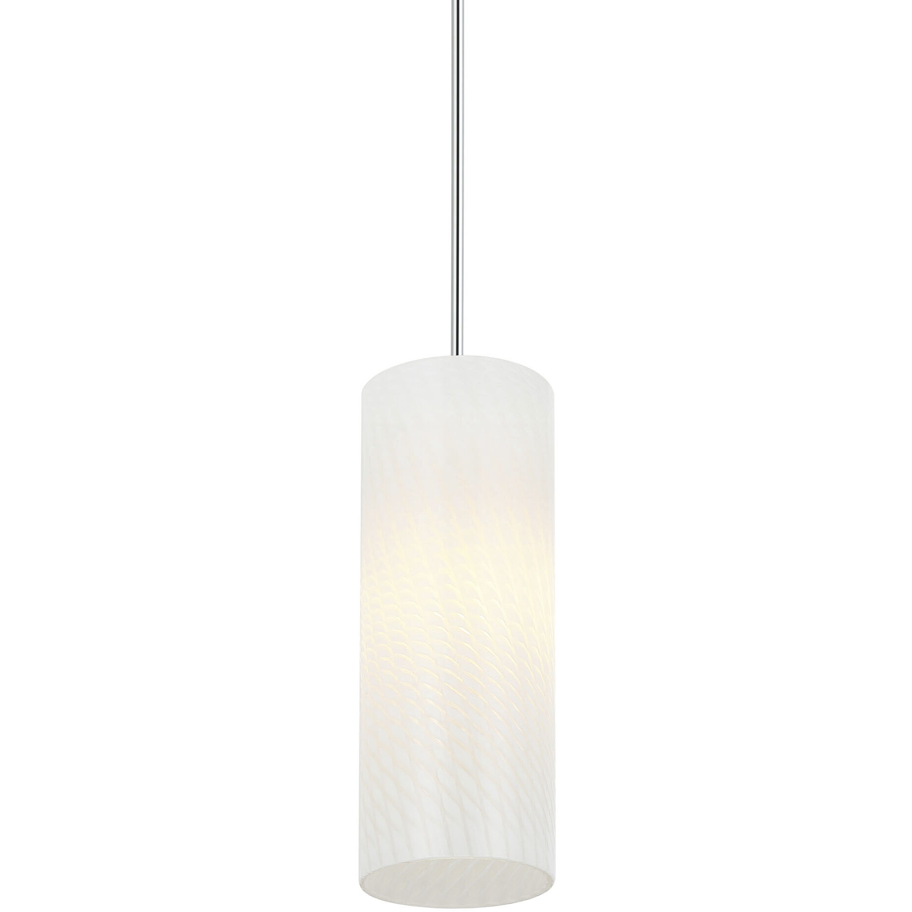 Swirled 1 Light 5.25 inch Chrome Mini Pendant Ceiling Light