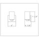 Capri 1 Light 6 inch Brushed Nickel Wall Sconce Wall Light, Luz Studio