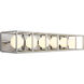 Plaza LED 28.38 inch Silverado and Carbon Bath Vanity Wall Light in 6