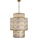 Kato 16 Light 32 inch Havana Gold Chandelier Ceiling Light