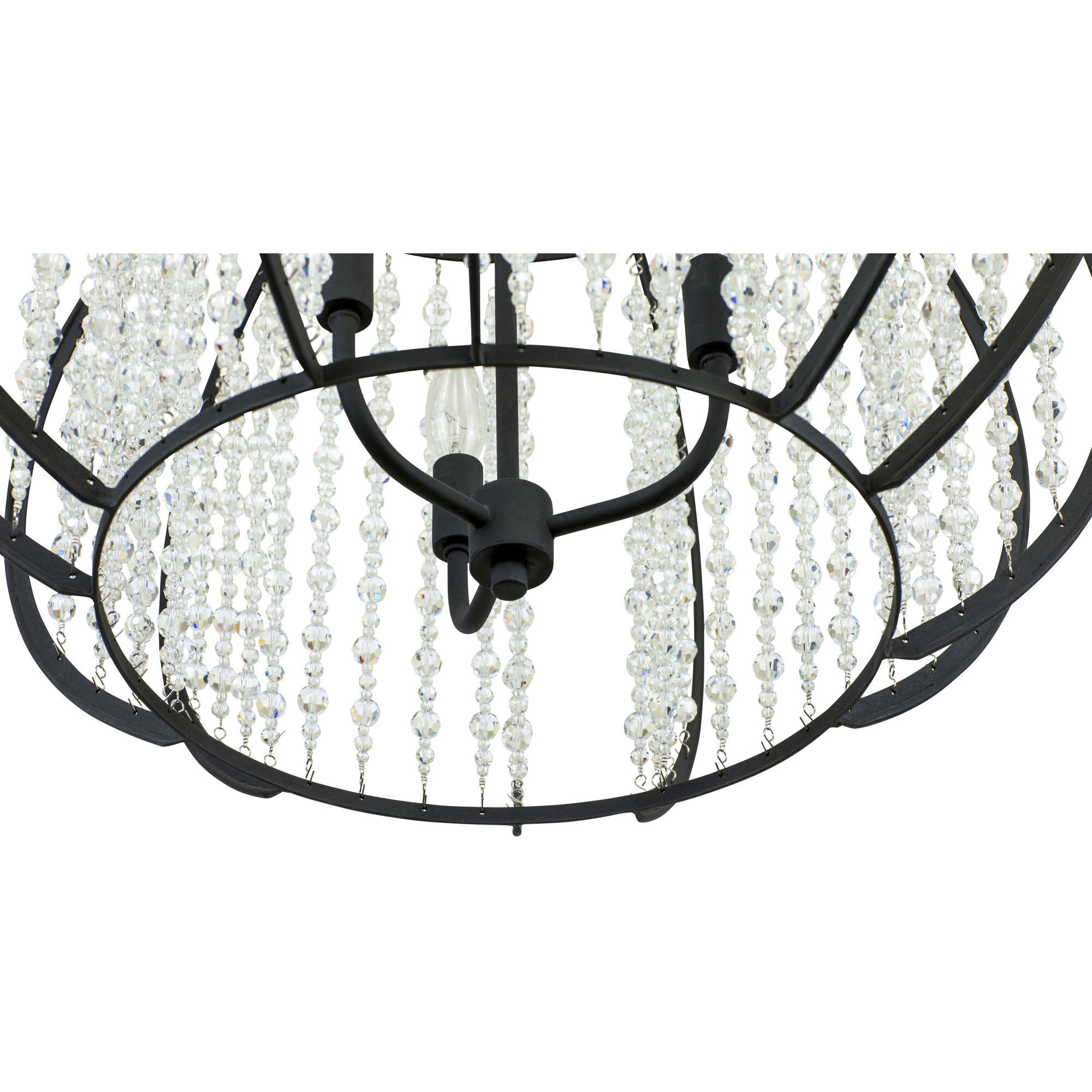 Caesar 3 Light 24 inch Carbon Pendant Ceiling Light