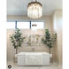 Matrix 3 Light 14 inch Havana Gold Pendant Ceiling Light