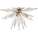 Orbital 4 Light 18.3 inch Gold Dust Semi-Flush Ceiling Light