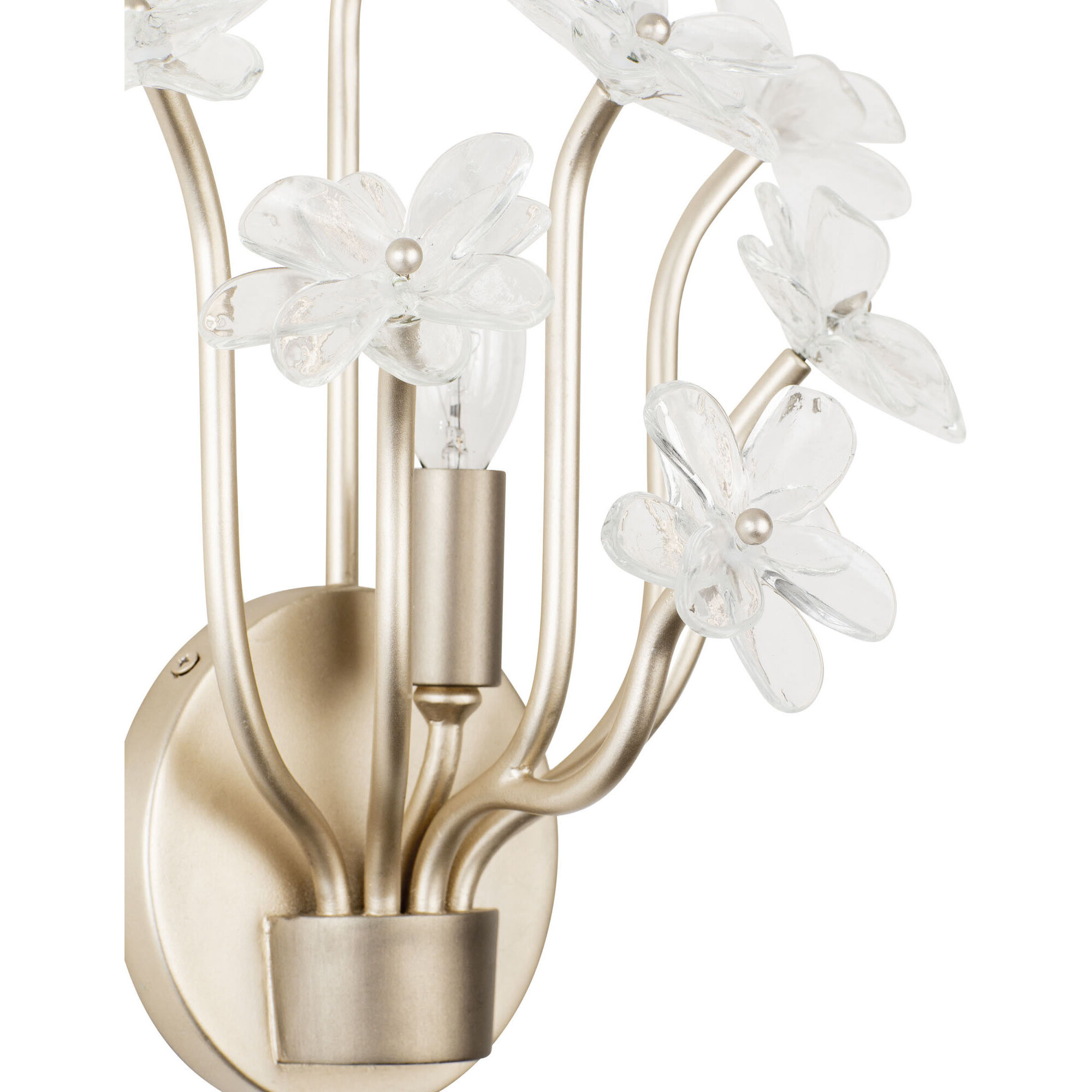 Wildflower Sconce Wall Light in Gold Dust, Smithsonian Collaboration