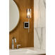 Chroman Empire 1 Light 4.5 inch Chrome ADA Wall Sconce Wall Light