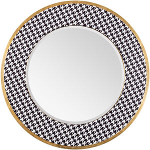 Azzezzi 30 X 30 inch Black/White/Gold Mirror, Varaluz Casa