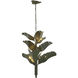 Banana Leaf 9 Light 35 inch Banana Leaf Chandelier Ceiling Light