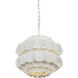Swoon 1 Light 16 inch Matte White Pendant Ceiling Light, Smithsonian Collaboration