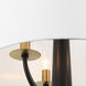 Patchwork 3 Light 18 inch Black with Satin Brass Pendant Ceiling Light in Black/Satin Brass