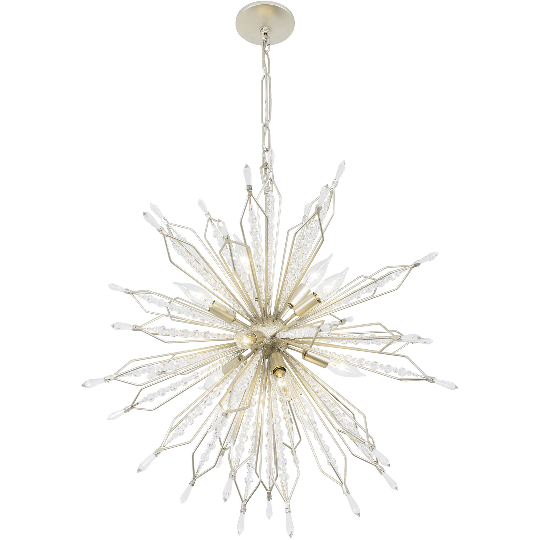 Orbital 12 Light 28 inch Gold Dust Pendant Ceiling Light