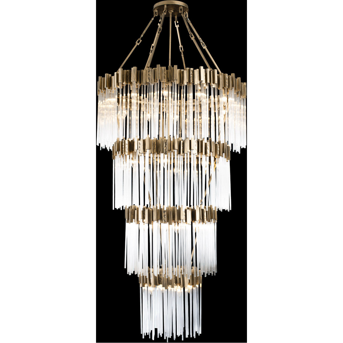 Matrix 30 Light 40 inch Havana Gold Chandelier Ceiling Light