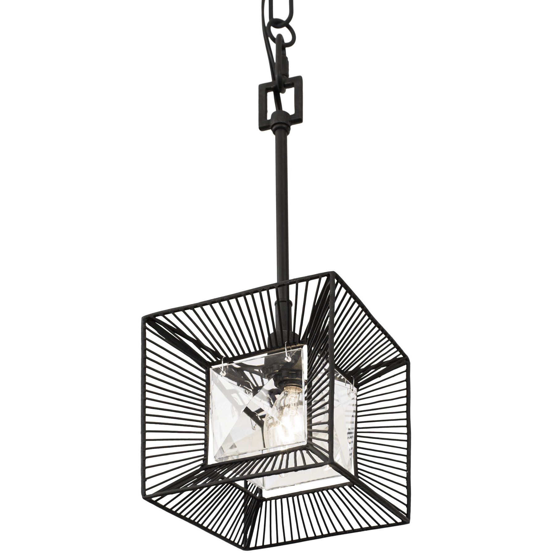 Arcade 1 Light 6 inch Carbon Mini Pendant Ceiling Light