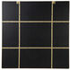 Kye 40 X 40 inch Gold Wall Mirror, Varaluz Casa