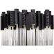 Matrix 30 inch 60 watt Matte Black Table Lamp Portable Light in Matte Black/French Gold