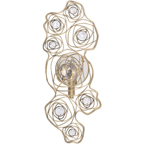 Ethereal Rose 1 Light 8.5 inch Havana Gold Ombre with Polished Stainless Sconce Wall Light