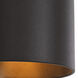 Cannery 1 Light 10 inch Dark Bronze and French Gold Mini Pendant Ceiling Light