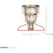 Social Club 6 Light 15 inch Havana Gold Wall Sconce Wall Light