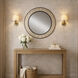 Scribble 33 X 33 inch Matte Black with Artifact Wall Mirror