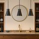 Brasserie 1 Light 12.5 inch Blackened Zinc and Heritage Bronze Mini Pendant Ceiling Light