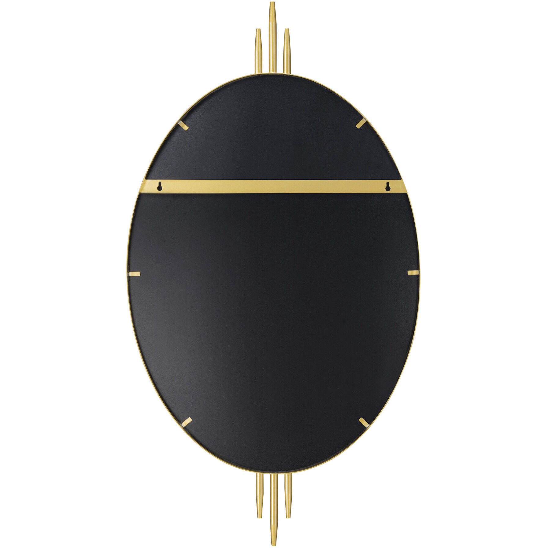 Propaganda 41 X 22 inch Gold Wall Mirror