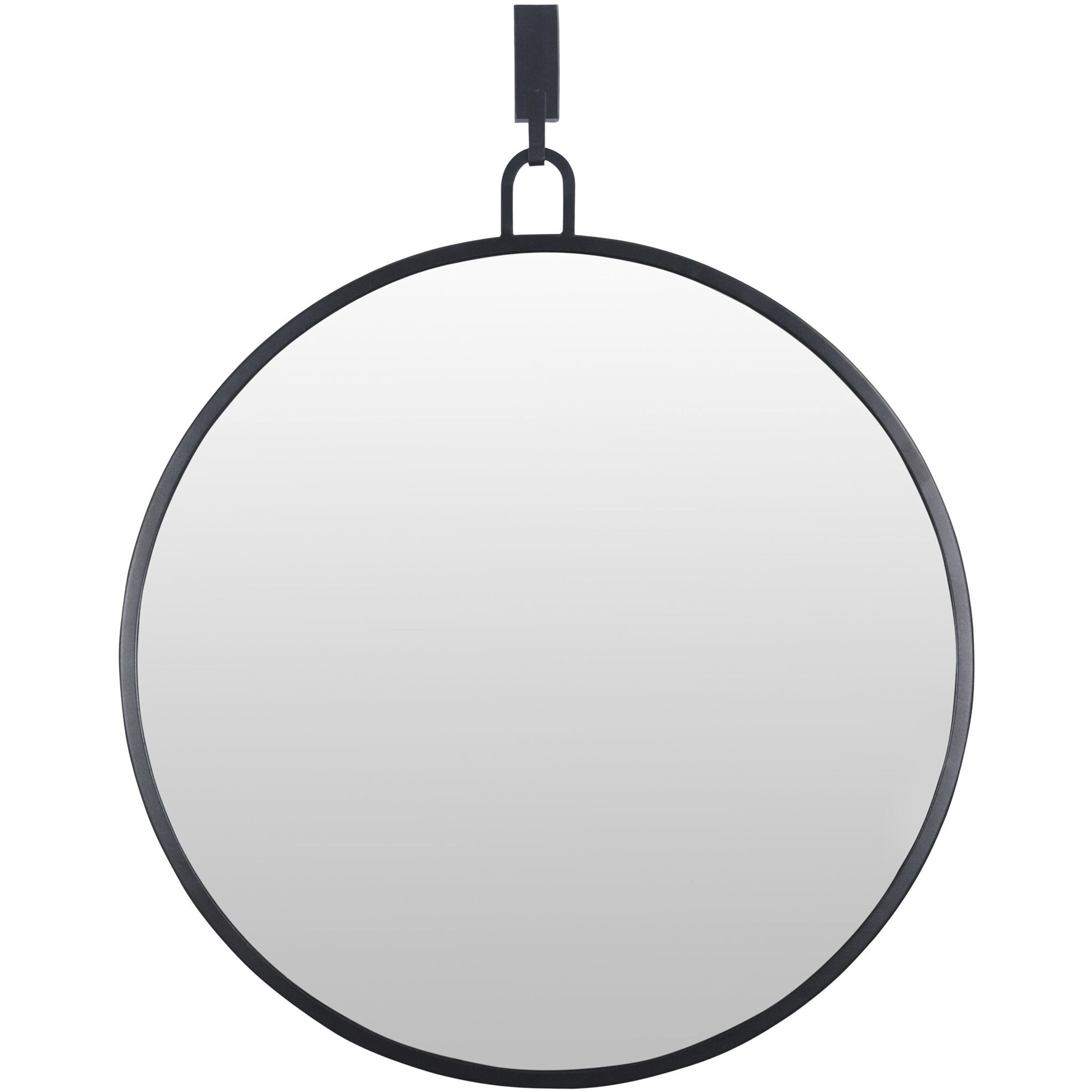 Stopwatch 32 X 30 inch Black Wall Mirror, Varaluz Casa