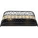 Cayman LED 16 inch Black Bath Vanity Wall Light