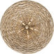 Hilton Head 5 Light 26.25 inch French Gold with Natural Seagrass Pendant Ceiling Light