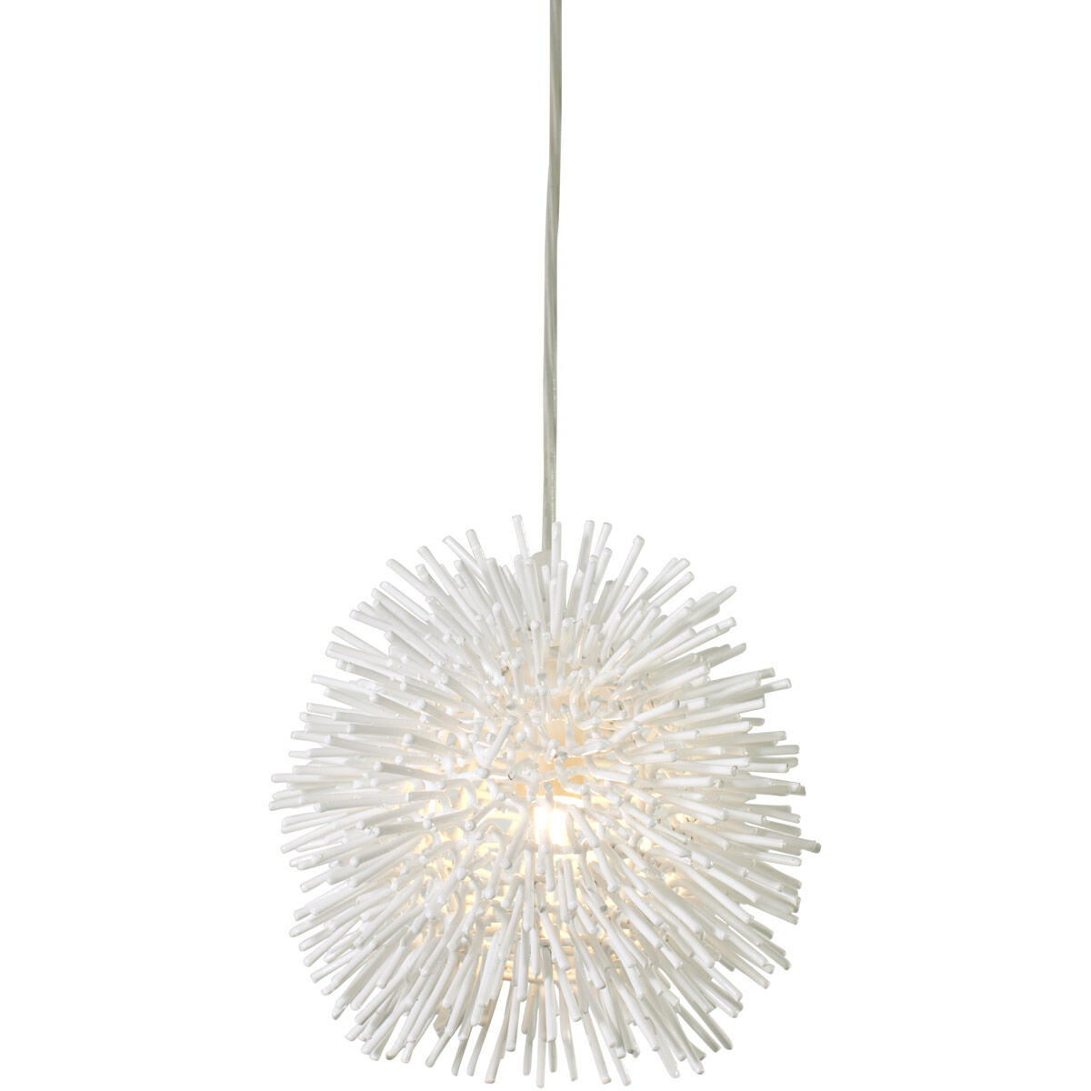 Urchin 1 Light 6.25 inch White Mini Pendant Ceiling Light