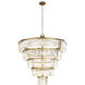 Social Club 25 Light 44 inch Gold Chandelier Ceiling Light