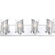 So Inclined 4 Light 23.75 inch Chrome Bath Vanity Wall Light
