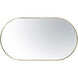 Capsule 40 X 22 inch Gold Wall Mirror