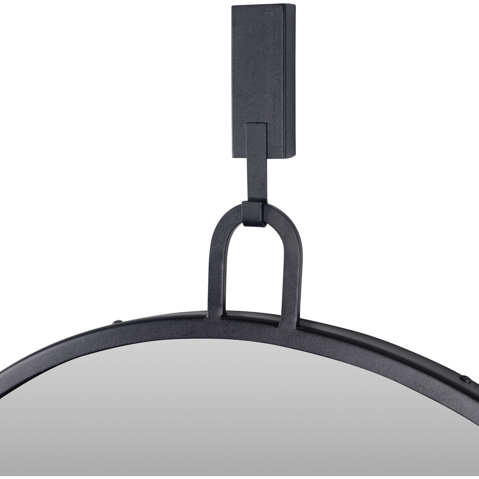 Stopwatch 33.25 X 30 inch Black Accent Mirror, Varaluz Casa