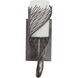 Flow Wall Sconce Wall Light in Steel, Left