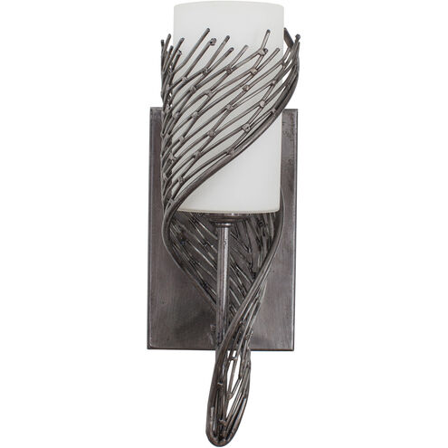 Flow Wall Sconce Wall Light in Steel, Left