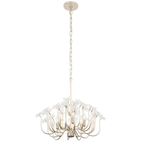 Wildflower 6 Light 26 inch Gold Dust Chandelier Ceiling Light, Smithsonian Collaboration