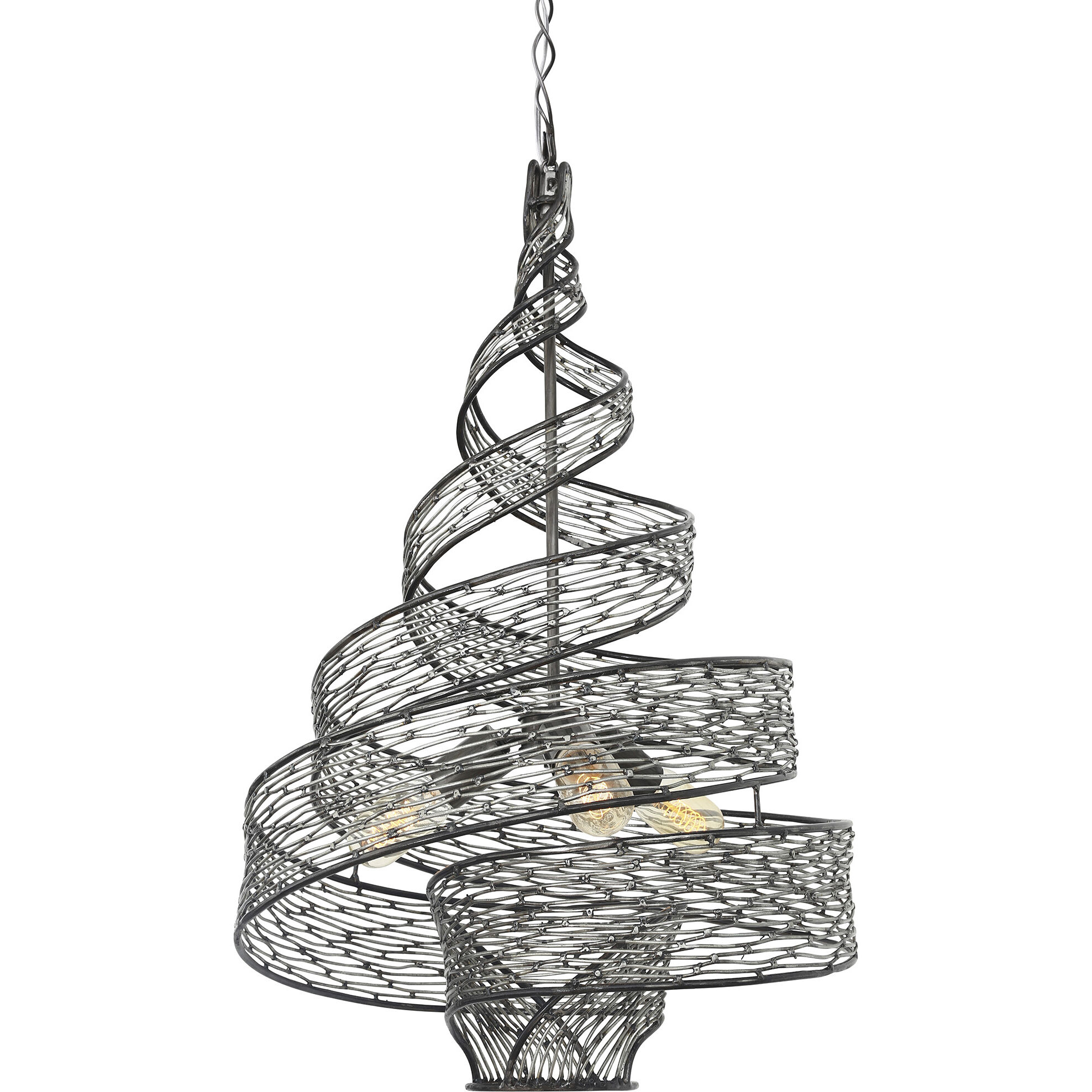 Flow 3 Light 18 inch Steel Pendant Ceiling Light