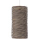 Flow 1 Light 6.63 inch Hammered Ore Mini Pendant Ceiling Light