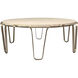 Devereaux 41 inch Chablis Silver Coffee Table