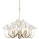 Wildflower 6 Light 26 inch Gold Dust Chandelier Ceiling Light, Smithsonian Collaboration