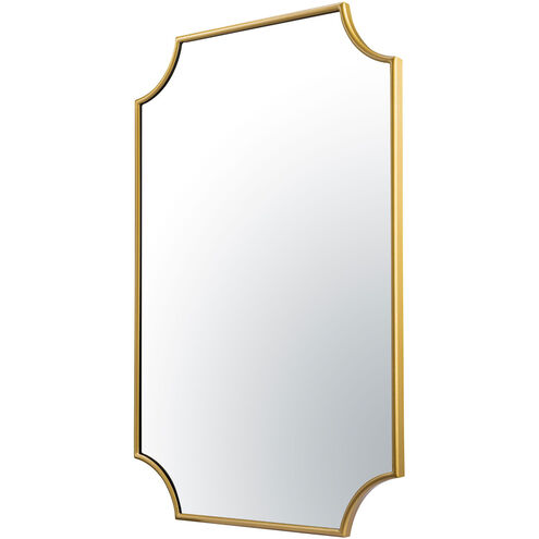 Carlton 33 X 22 inch Gold Wall Mirror, Tamara Day Collaboration